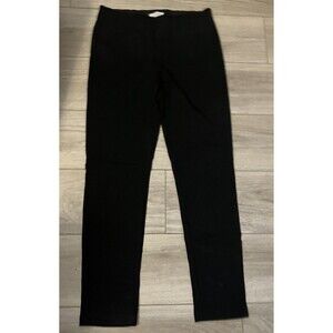 Calvin Klein Pants Slim Trousers Womens 10 Black  Stretch Pull On Elastic Waist